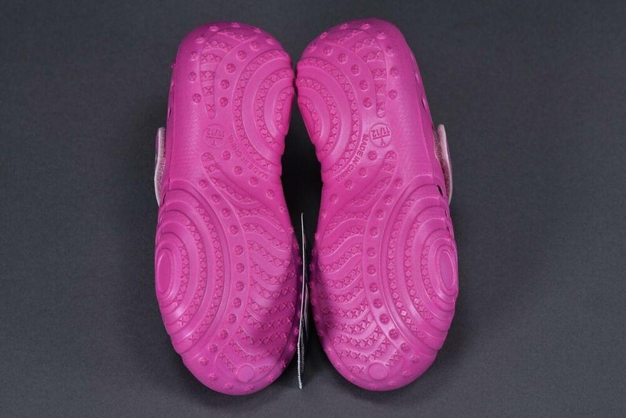 GIRLS HOUNDS KIDS LIGHT WEIGHT ULTRALITE SHOES SLIP-ON HOT PINK/SOFT PINK 11/12