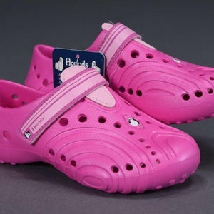 GIRLS HOUNDS KIDS LIGHT WEIGHT ULTRALITE SHOES SLIP-ON HOT PINK/SOFT PINK 13/1