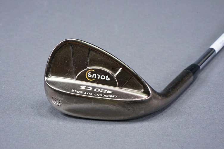 SOLUS 420 CS 60* LOB WEDGE W/ WEDGE FLEX STEEL SHAFT LEFT HANDED ~ L@@K!!