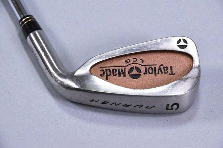 TAYLORMADE BURNER LCG 5 IRON REGULAR FLEX STEEL SHAFT ~ L@@K!!
