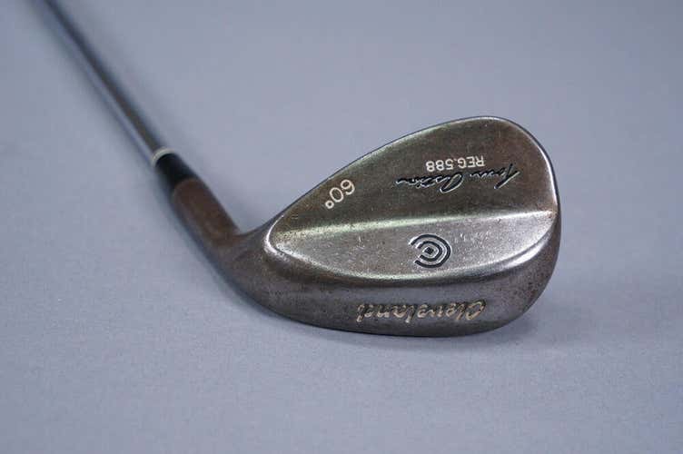 CLEVELAND GOLF TOUR ACTION 588 60* LOB WEDGE W/ STIFF FLEX STEEL SHAFT ~ L@@K!!