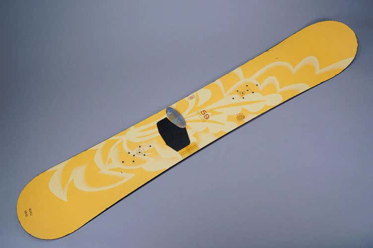 VINTAGE BURTON WOODEN WOOD CORE A 59 SNOWBOARD DECK 159CM ~ L@@K!!