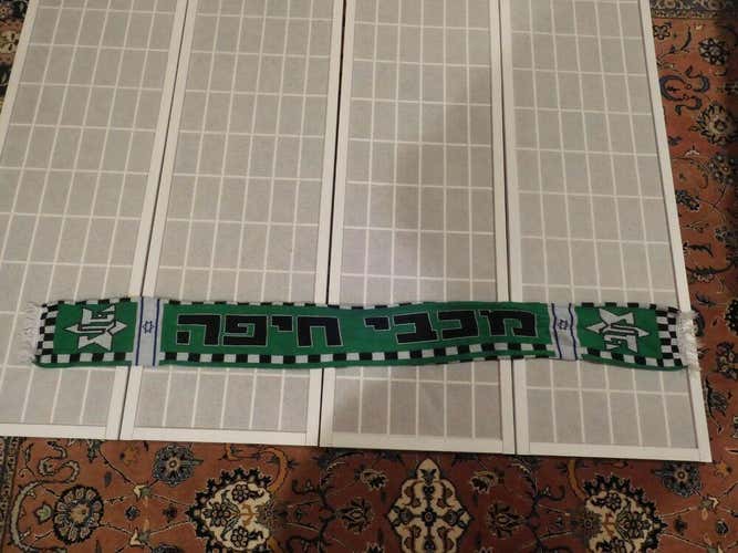 Rare Maccabi Haifa Israel Soccer Scarf