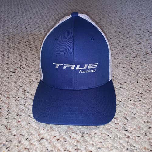 True Hockey Royal Blue Trucker Hat L/XL
