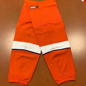 Orange Used Senior CCM Socks Pro Stock - Syracuse Crunch