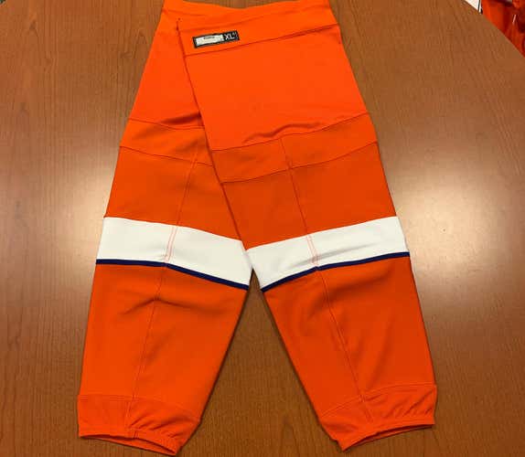 Orange Used Senior CCM Socks Pro Stock - Syracuse Crunch