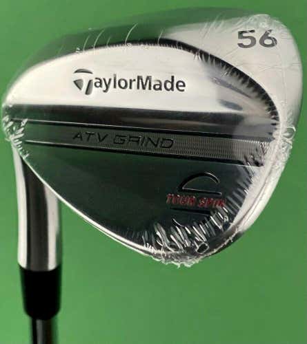 TaylorMade ATV Grind Tour Spin Sand SW Wedge LEFT Hand 56-12* KBS Tour NEW 80573