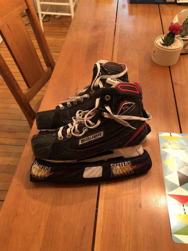 Senior Bauer Vapor 1X Regular Width Size 9 Hockey Goalie Skates