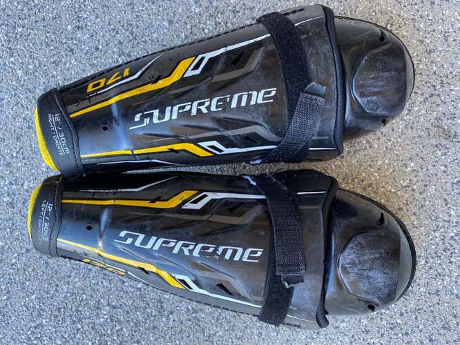 Used Youth Bauer Supreme 170 Shin Pads