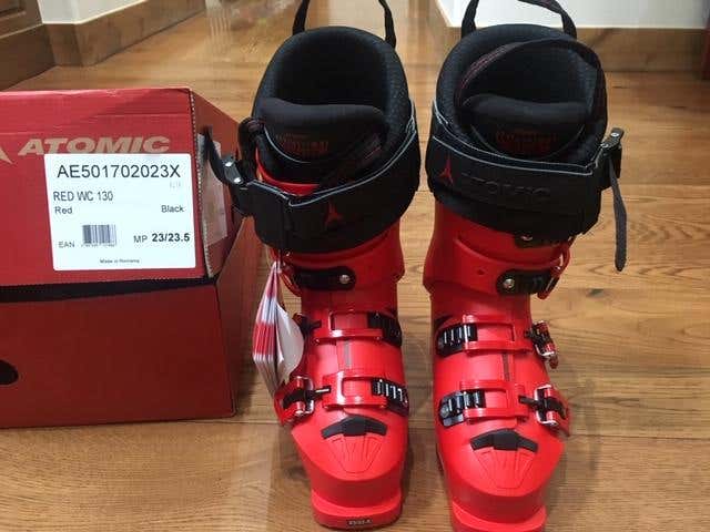 New Unisex Atomic Race Redster Pro 130 Ski Boots Stiff Flex