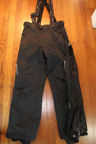 Black Unisex Used  Karbon Ski Pants    Youth size 14