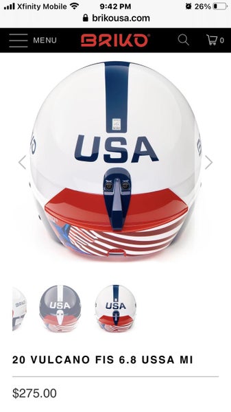 Briko Vulcano 6.8 FIS Helmet FIS Legal White Unisex Small