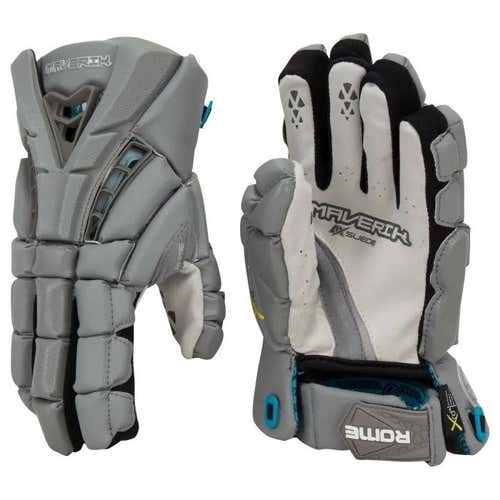 Gray New Player's Maverik Rome RX3 13" Lacrosse Gloves