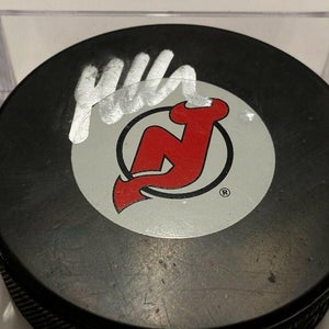 MARTIN BRODEUR New Jersey Devils AUTOGRAPHED Signed NHL Hockey Puck JSA COA