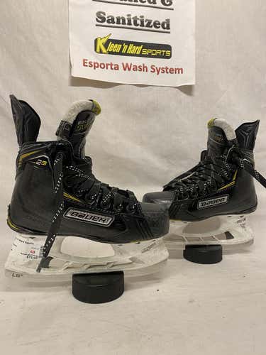 Used Bauer Supreme 2S Size 1 EE Ice Hockey Skates