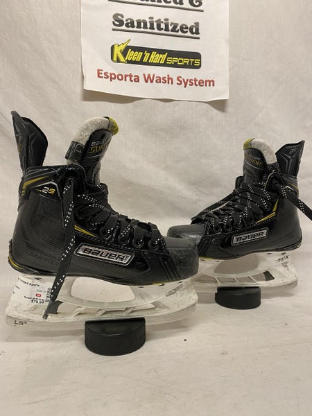 Used Bauer Supreme 2S Size 1 EE Ice Hockey Skates