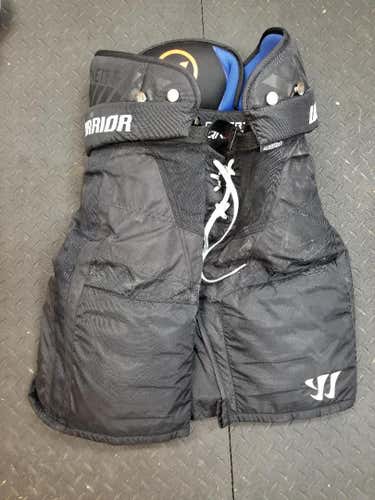 Black Used Senior Medium Warrior Covert QRE Pro Hockey Pants Pro Stock