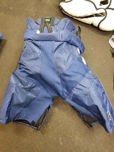 Blue Used Senior Large Bauer Supreme Pro Hockey Pants Pro Stock