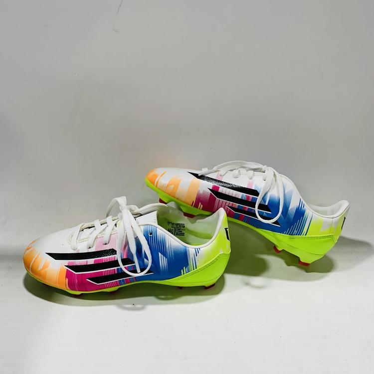 messi cleats white