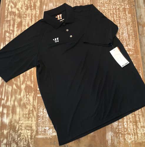 New Men's Adult Medium Warrior Lacrosse Polo Shirt