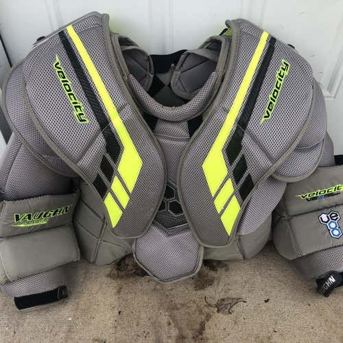 Senior Small Vaughn Velocity VE8 Pro Carbon  Goalie Chest Protector