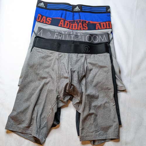 Adidas C9 FOTL Mens Compression Shorts Boxer Briefs Bundle Small