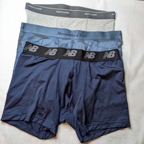 New Balance Abercrombie Fitch FOTL Compression Shorts Boxer Briefs Bundle XL