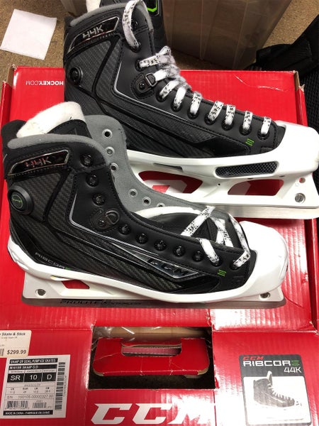 Senior CCM RibCor 44K Regular Width Size 10 Hockey Goalie Skates