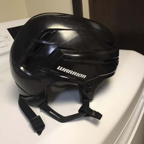 Black Used Large Warrior Alpha One Pro Pro Stock Helmet