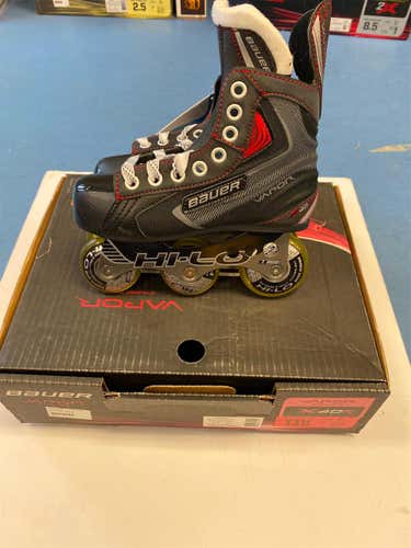 Youth Bauer Vapor x40r Regular Width Size 13 Inline Skates