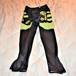 New - Sponeed Long Black Padded Cycling Shorts - Medium