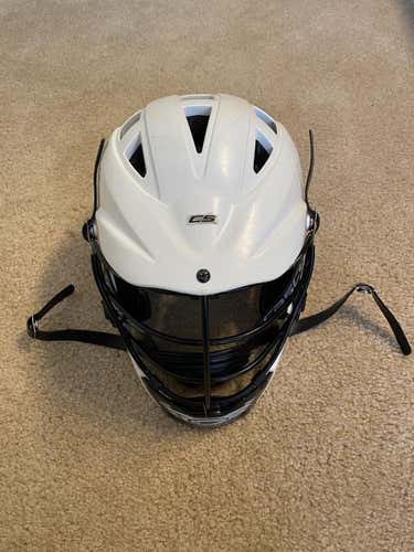White Used Youth Player's Cascade CS Youth Helmet