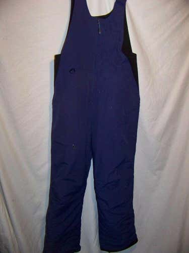 White Sierra Insulated Snowboard Ski Pants Bibs, Men's Small