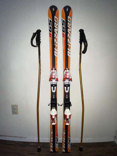 Used Women's Blizzard  Racing Race worldCup GS  Skis With Bindings