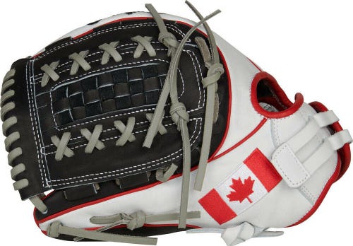 New Rawlings HOH Canada flag 12ʺ fastpitch softball glove LHT PRO716SB-18CAN