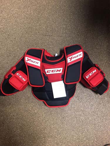 New Youth Small/medium Y-flex CCM Goalie Chest Protector