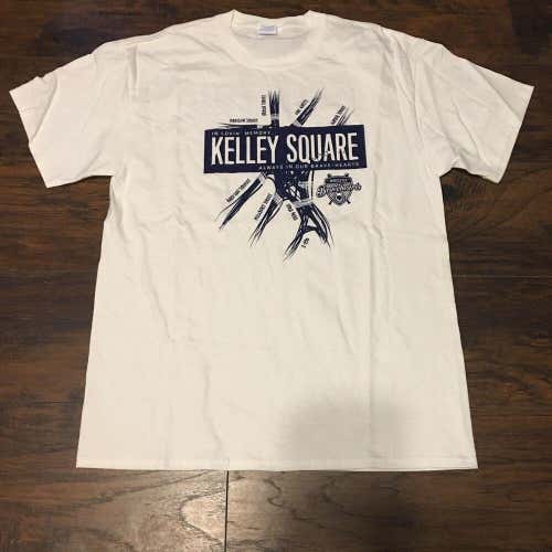Worcester Bravehearts Kelley Square Worcester, MA Remembrance Tee Shirt Size LG