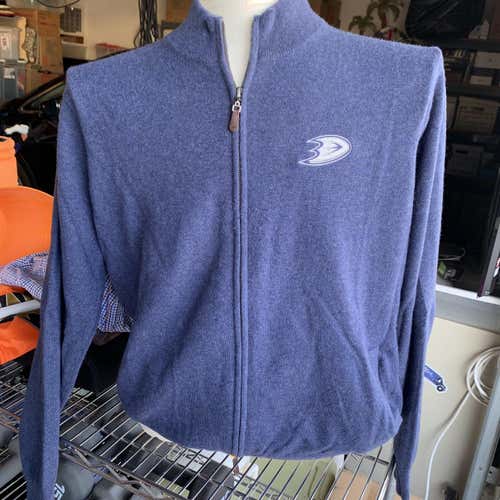 Blue/Grey Anaheim Ducks Cashmere