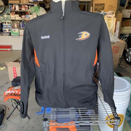 Anaheim Ducks Black Used XL Reebok Jacket