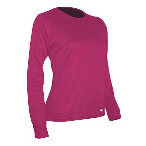 NEW $35 Women's Polarmax Mid Weight Double Layer Baselayer Top Hot Pink Size XS