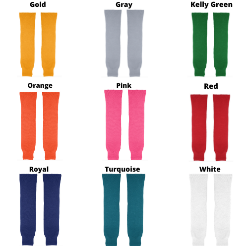 New Senior CCM Knit Solid Socks 28"