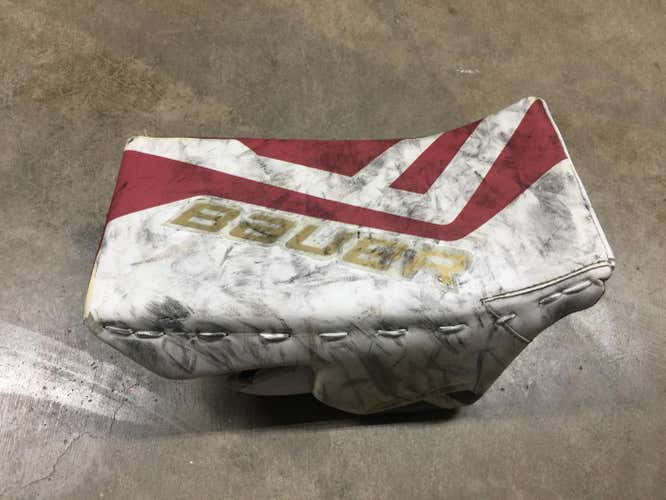 *NEW PALM* Bauer TotalOne NXG Blocker Regular Used Senior Pro Stock Maroon