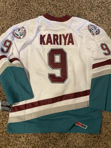 Paul Karyia Mighty Ducks Youth L/XL Reebok Jersey