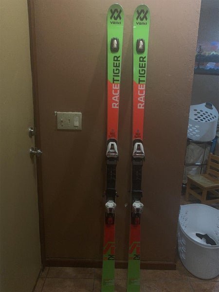 2019 Völkl 183 R 25 Racetiger GS With Marker Bindings Max Din 16 Skis