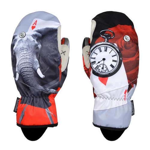 2019-20 CANDYGRIND SNOWBOARD PARK MITTEN LEATHER (CHRIS CORNING PRO) MEDIUM