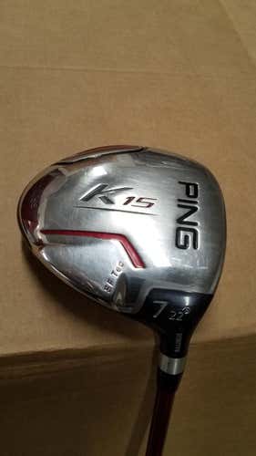 Used Men's Ping Right Handed K15 Fairway Wood 7 Wood