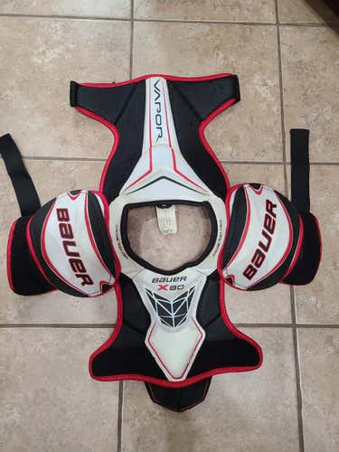 Used Junior Small Bauer Vapor X80 Shoulder Pads