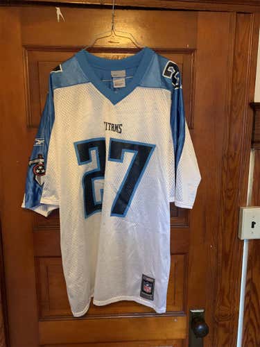 White Adult Large Reebok Jersey