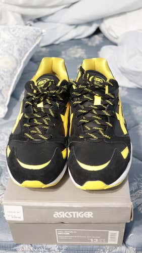 Men's Asics GEL-DIABLO Sneakers 1191A129-001Performance Black/Tai-Chi Yellow/Sun Logo Size 13