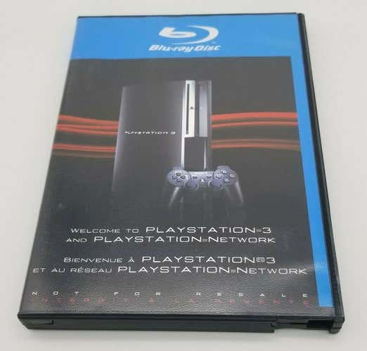 Welcome to Playstation 3/ PS3 & Playstation Network Blu-ray Disc Preview Rare